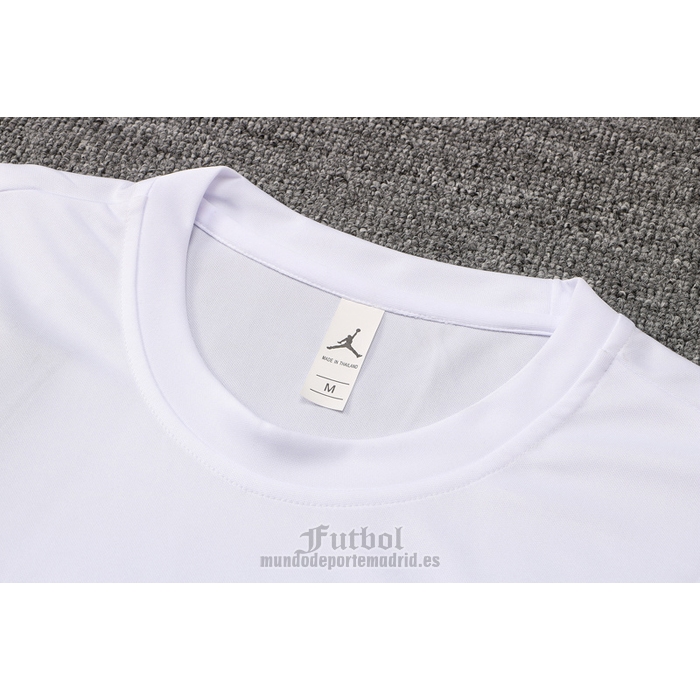 Chandal del Paris Saint-Germain Jordan Manga Corta 2021-2022 Blanco